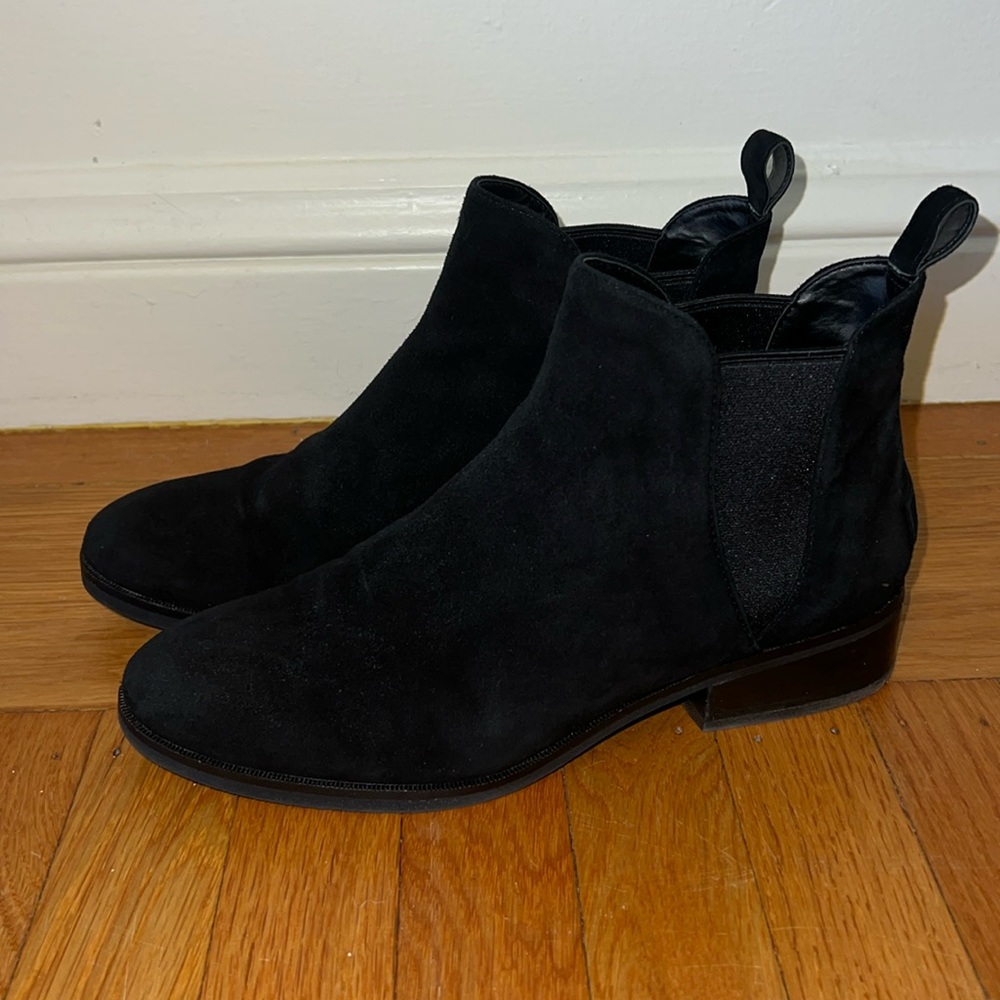 Cole Haan Suede Black Booties